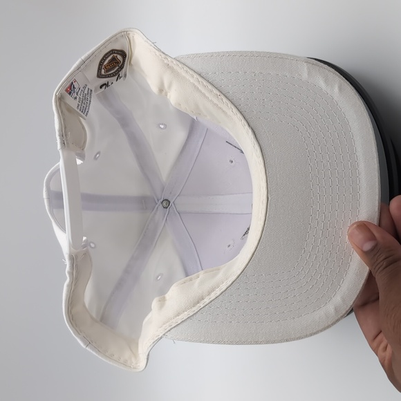 The Game| NWT Vintage MLB Washington Capitals White Sports Cap Snap Back - Picture 8 of 11